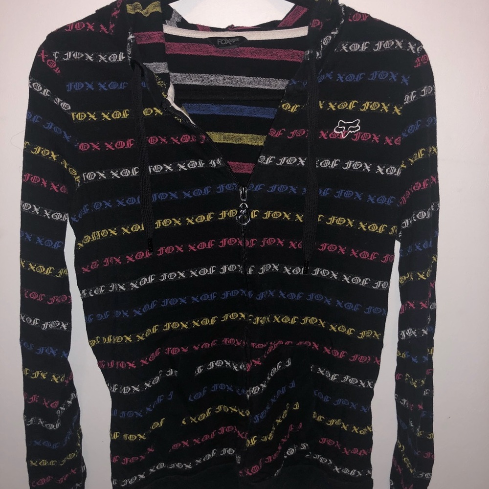 Fox zip up hoodie